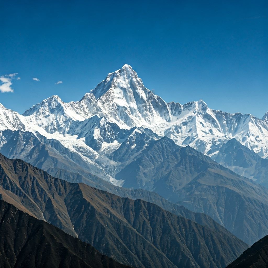 Paragliding at Bir Billing with snow-capped Himalayan mountains